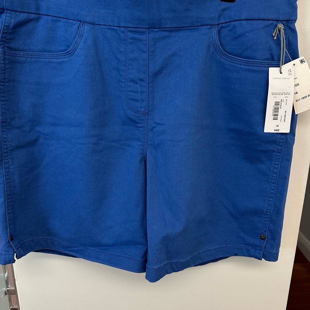 Liz Claiborne High Waist Blue Shorts